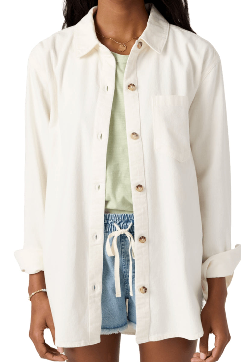 O'Neill Sevie Shacket - Winter White