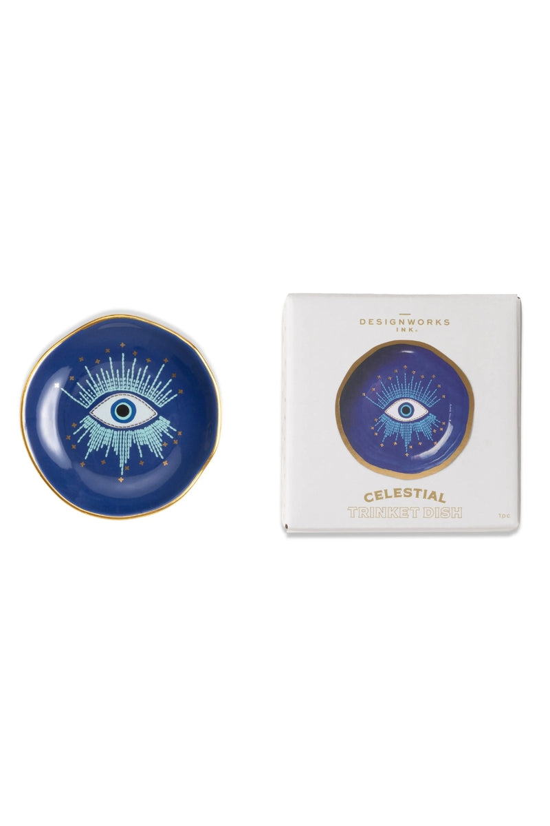 Designworks Ink Celestial Ceramic Trinket Dish