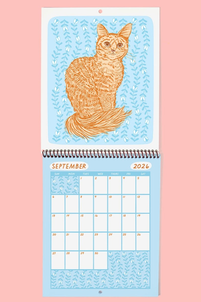 The Good Twin Calendar Meow Monthly