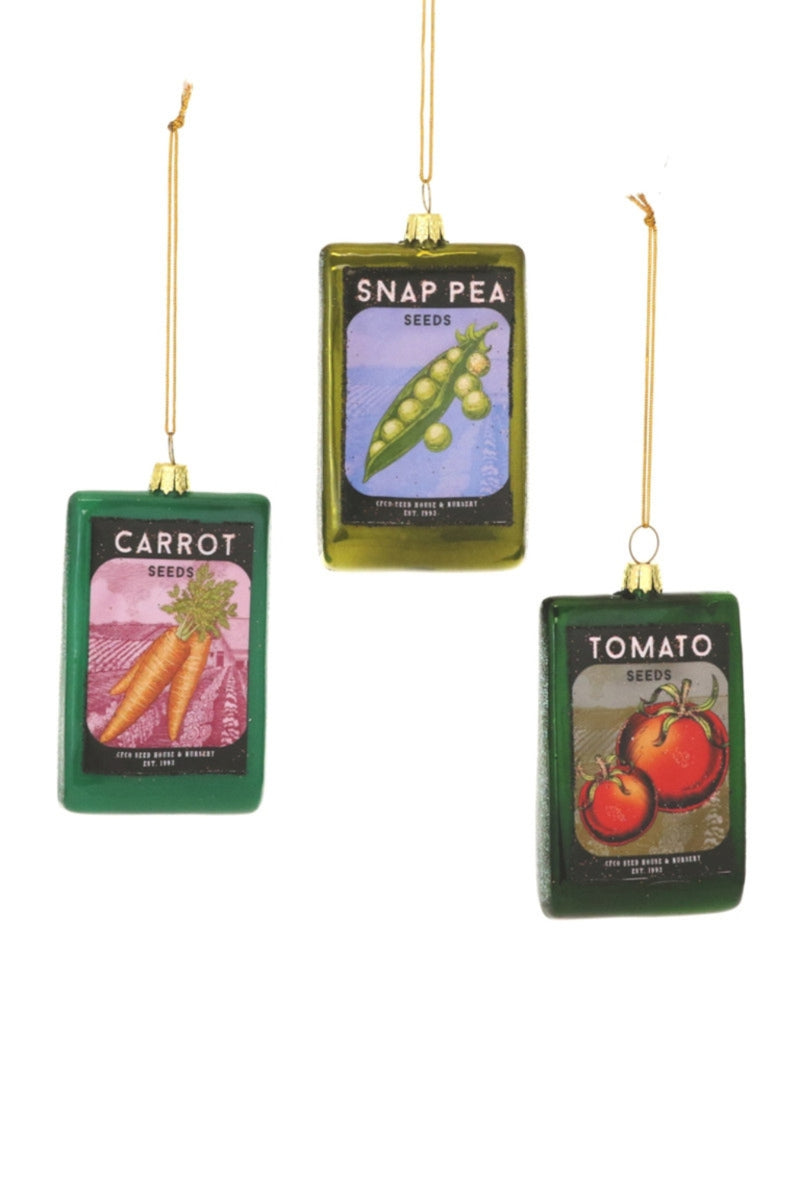Cody Foster & Co. Vegetable Seed Packets Ornament