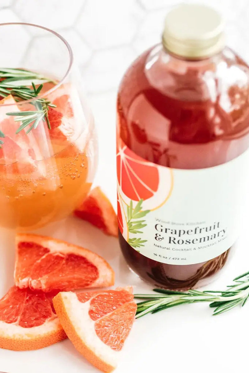 Wood Stove Kitchen Cocktail Mixer - Grapefruit & Rosemary