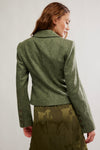 Free People Whip Smart Blazer - Forest Green