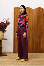 FRNCH Nigelle Pant - Fuchsia