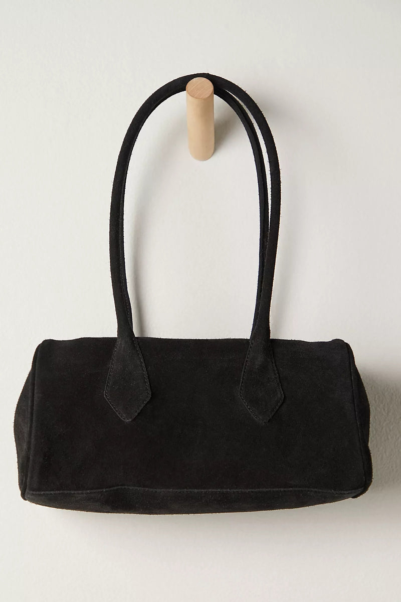 Free People Sierra Suede Shoulder Bag - Black