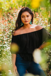 Le Chic Miami Turquoise Sparrow Hoop Earrings
