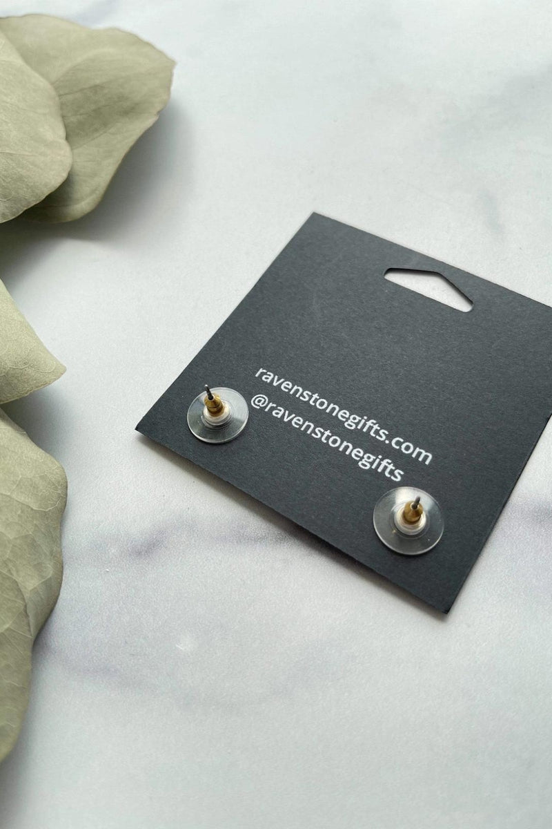 Ravenstone The Mushroom Stud Earrings