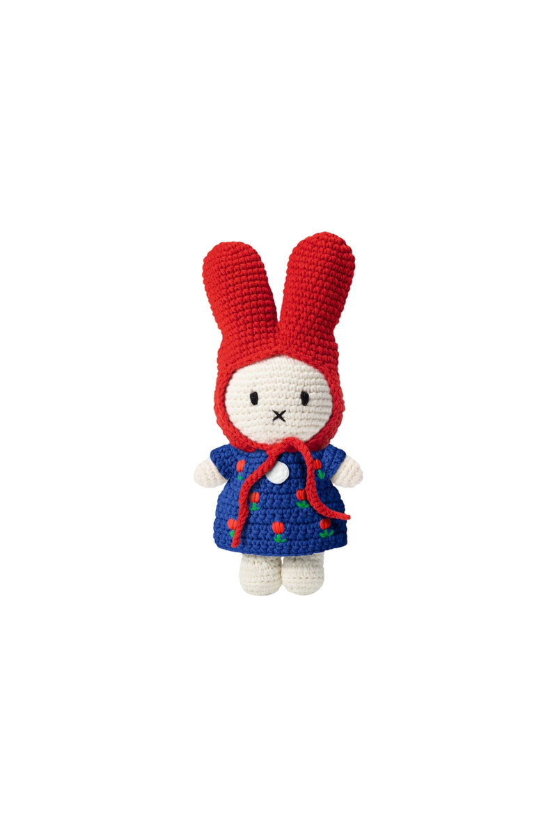 Miffy Tulip Dress - Blue with Red Hat