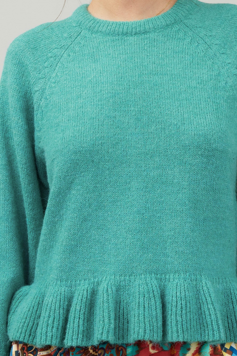 Wrenlee Sweater Turquoise