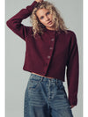 Orion Cardigan - Wine