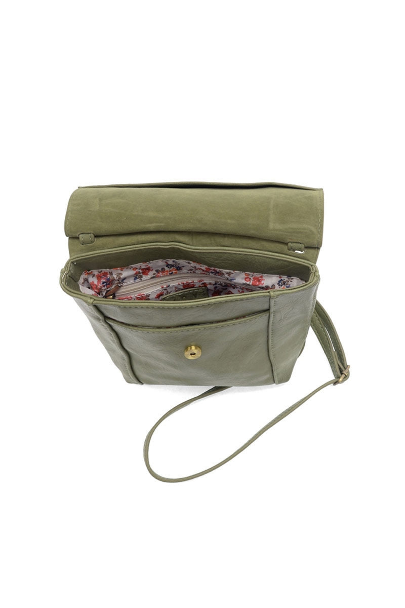 Jensy Front Flap Crossbody - Eucalyptus