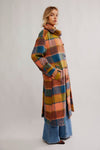 Free People Dalton Wool Coat - Coral