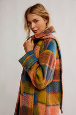 Free People Dalton Wool Coat - Coral