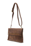 Joy Susan Cassie Foldover Convertible Crossbody Bag - Saddle