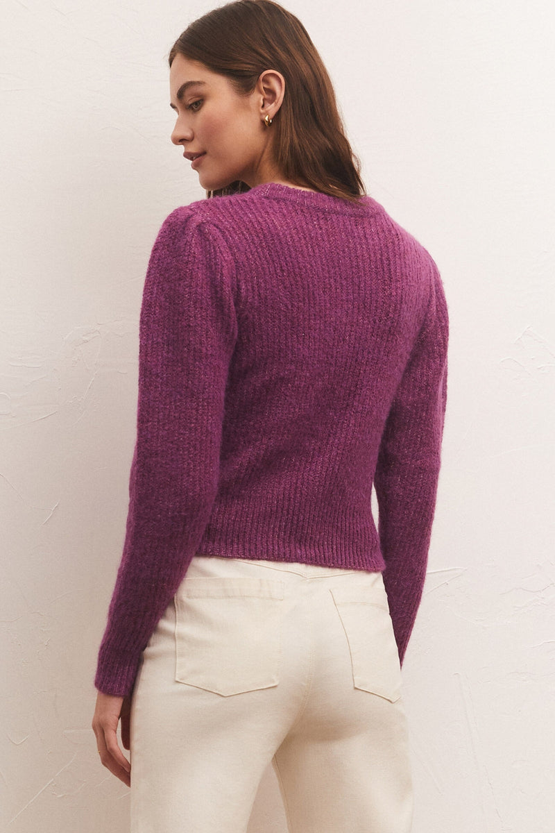 Z Supply Vesta Mohair Sweater - Viola