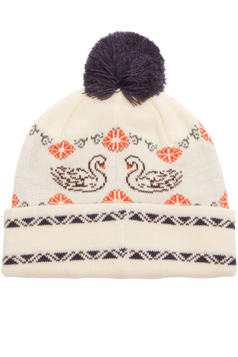 Obey Intarsia Swan Beanie