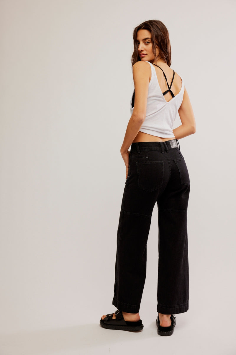 Free People Benji Relaxed Wide Leg Pants