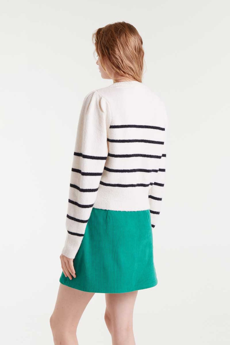 Compañia Fantastica Elena Cardigan - Black + White
