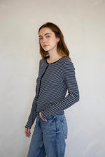 Paula Tank + Sweater Set Navy + Ivory