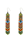 Rain Dance Beaded Earrings