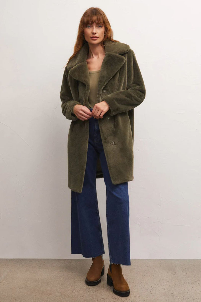 Z Supply Jewel Fur Coat