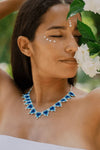 Blueberries Beaded Necklace