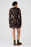 Steve Madden Bliss Dress - Black Ditsy Floral