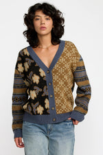 RVCA Lumen Cardigan - Stone Blue