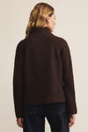 Z Supply Emerge Funnel Neck Sweater - Chocolate Cherry