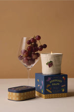 Bistro 8oz Ceramic Candle Grapes (Bordeaux Grape)