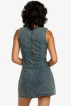 RVCA Jessie Mini Dress - Dusty Blue Wash