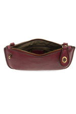 Mini Crossbody Wristlet Red Violet