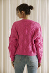 Kimber Monochromatic Thick Knit Cardigan