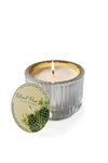The Soap & Paper Factory Roland Pine Silver & Gold Ribbed Glass Candle