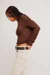 Free People Opal Sweater - Chicory Coffee