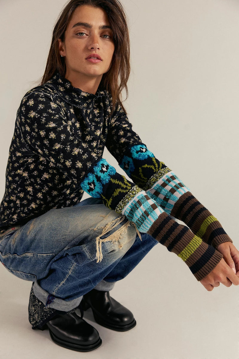 Free People Bold Bowery Cuff - Night Combo