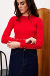 FRNCH Amaryllis Top - Rouge