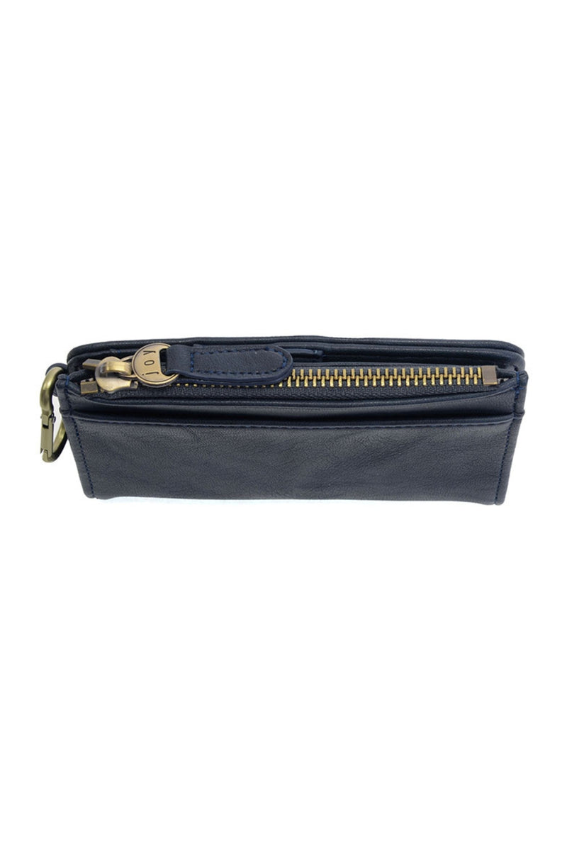 Bobbie Bifold Wallet w/ Carabiner Navy