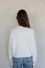 Piper Button Up Cardigan - Snow