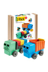 Luke's Toy Factory 2 Pack Cargo + Dump Truck