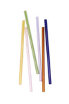 The Danny Set of 6 Glass Highball Straws
