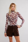 Free People Lyric Long Sleeve - Ivory Combo