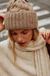 Free People Coast Line Beanie - Fawn