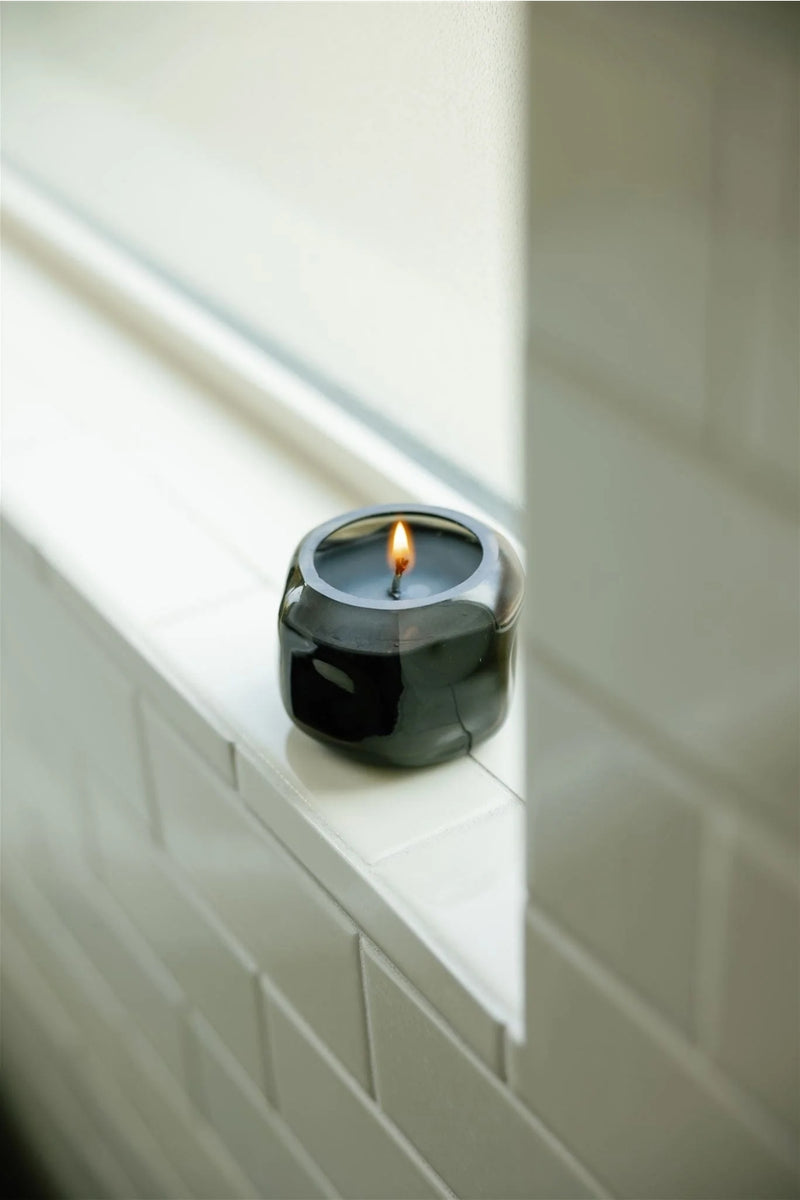 Paddywax Basalt Glass Candle 5 oz - Palo Santo Suede
