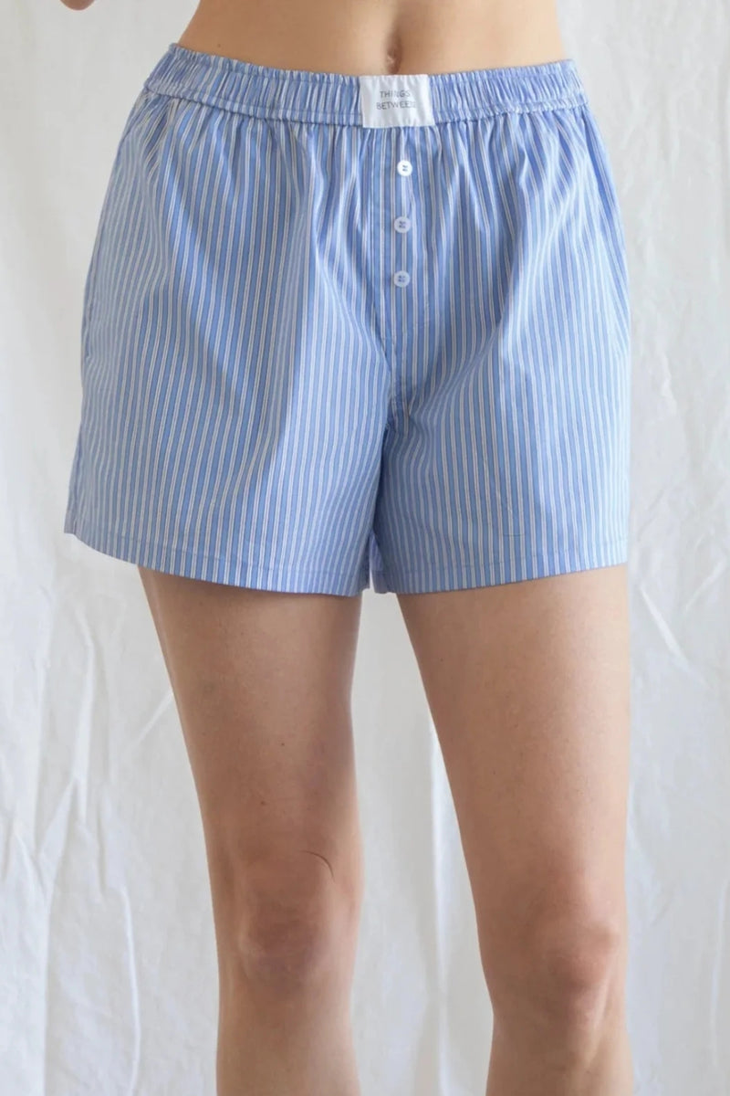 Candice Shorts Blue Stripe