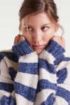 Compañia Fantastica Isabel Sweater - Blue + Creme