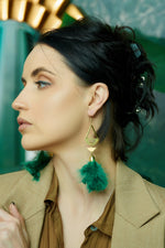 The Charlotte Earring - Emerald Green