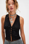 Free People Jaida Vest - Black
