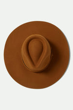 Brixton Eleanor Felt Packable Hat - Washed Copper