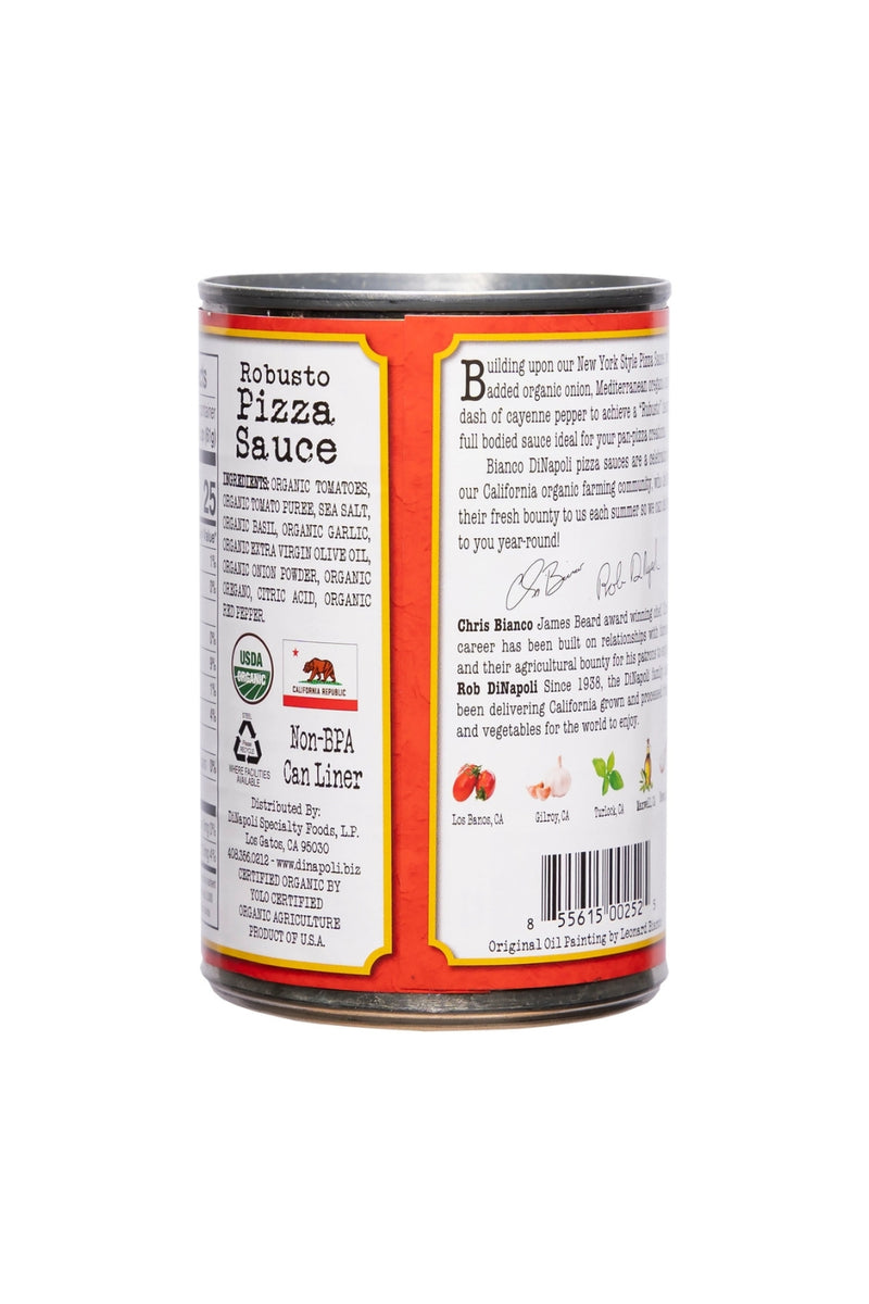 Bianco DiNapoli Organic Pizza Sauce - Robusto