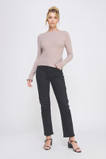 Amayah Sweater Top French Beige